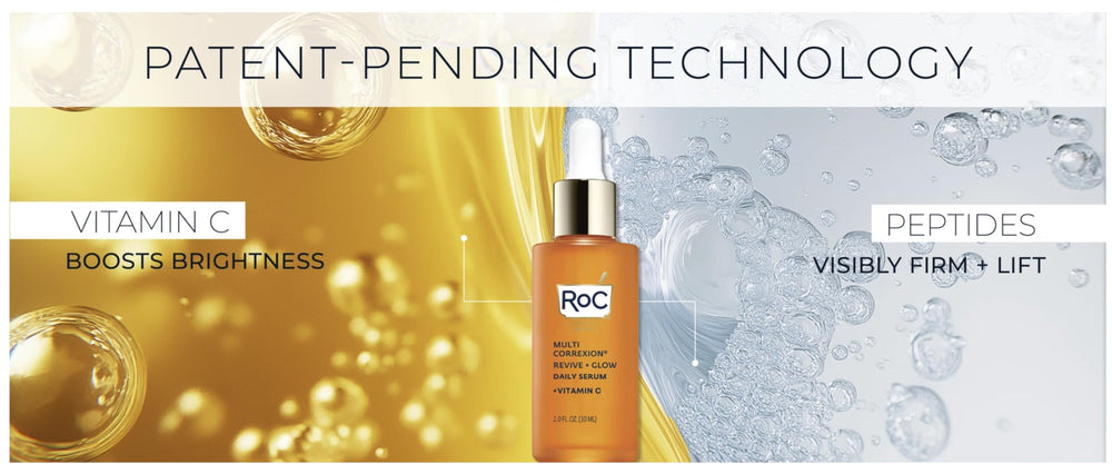 RoC packaging front view of the Revive and Glow set