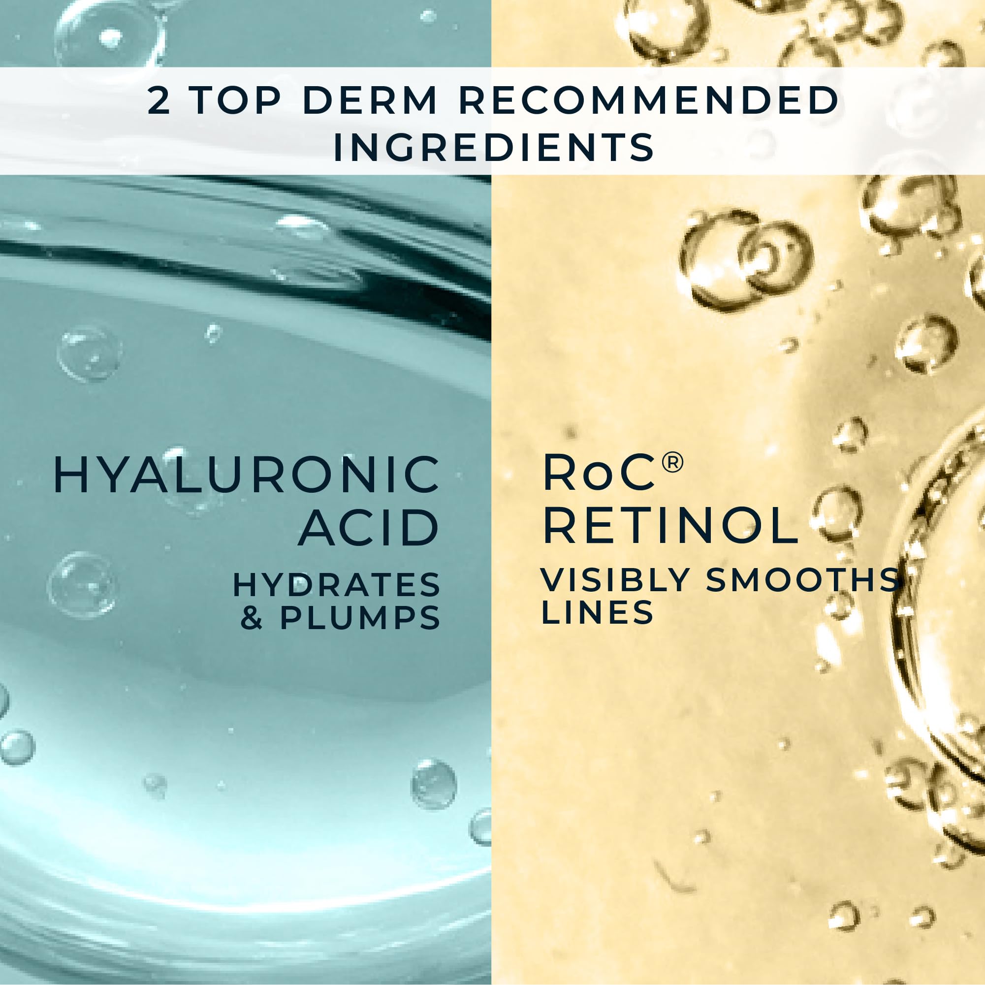 RoC Retinol Correxion Max Daily Hydration oil-free label emphasizes pore-friendly formula