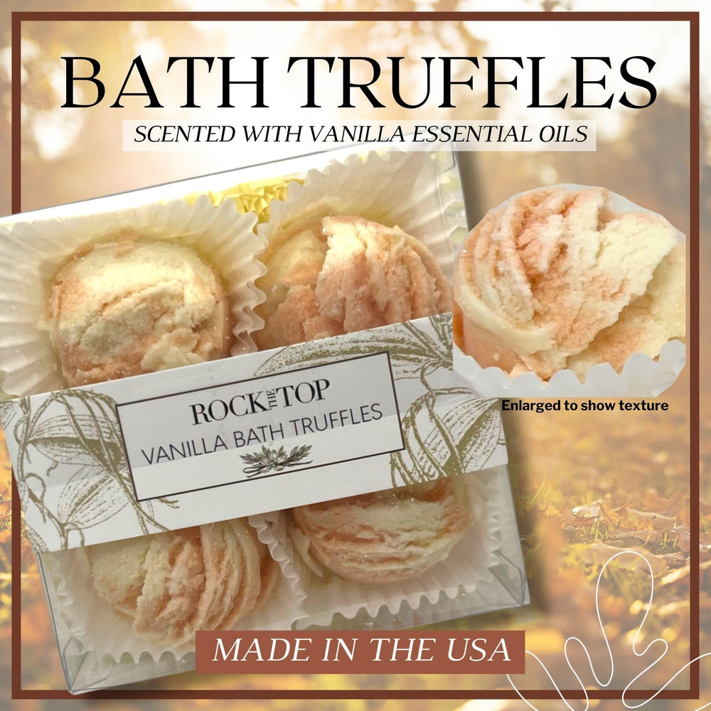 Rock the Top bath bomb truffles set with luxurious aroma