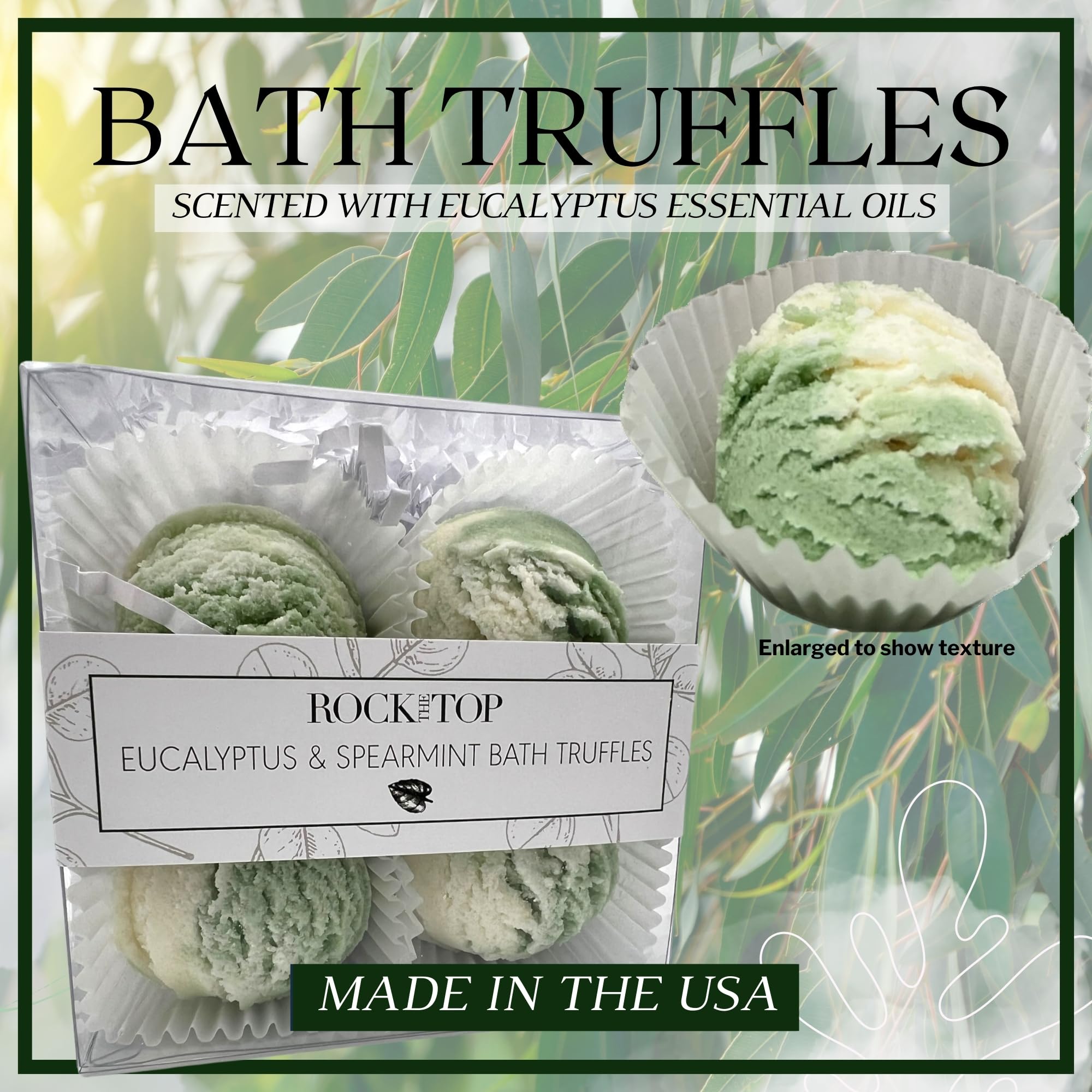 Rock the Top Dead Sea salt bath soak hydrates skin with minerals and softness
