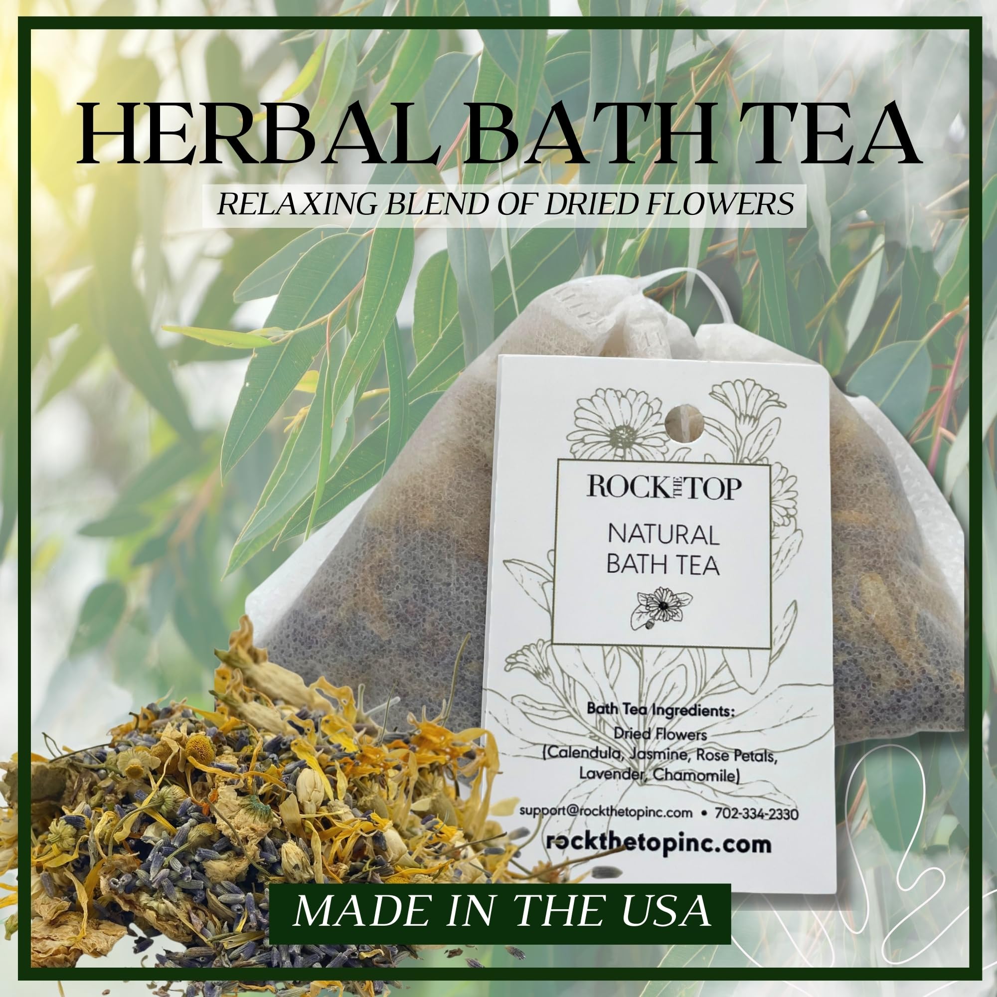 Rock the Top mesh bath buffer provides gentle exfoliation during cleansing