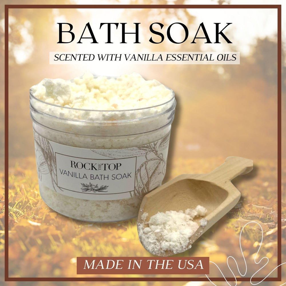 Rock the Top mineral-rich epsom salt for a soothing soak