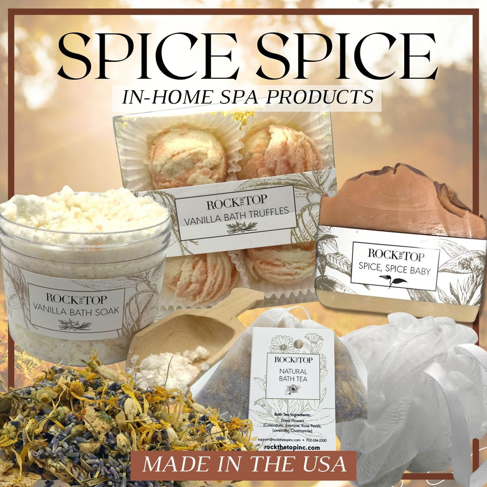 Rock the Top pumpkin spice soap bar for moisturizing cleansing