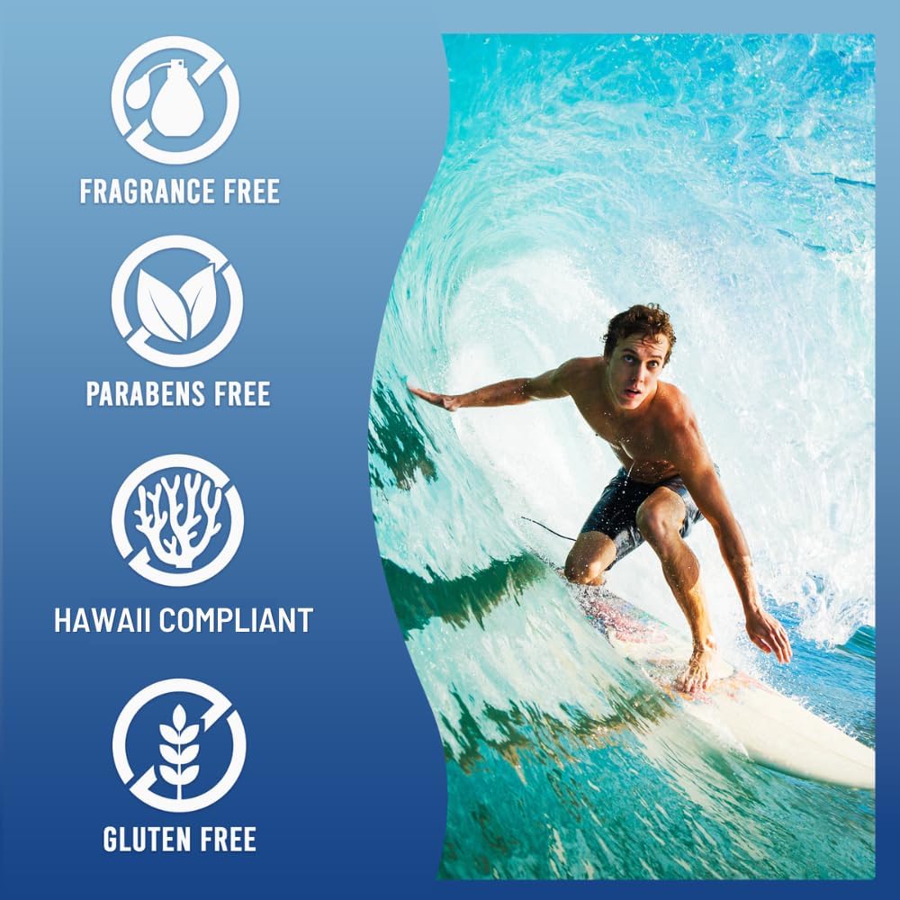 Rocky Mountain Sunscreen Coral Isles spread on skin shows non-greasy finish.
