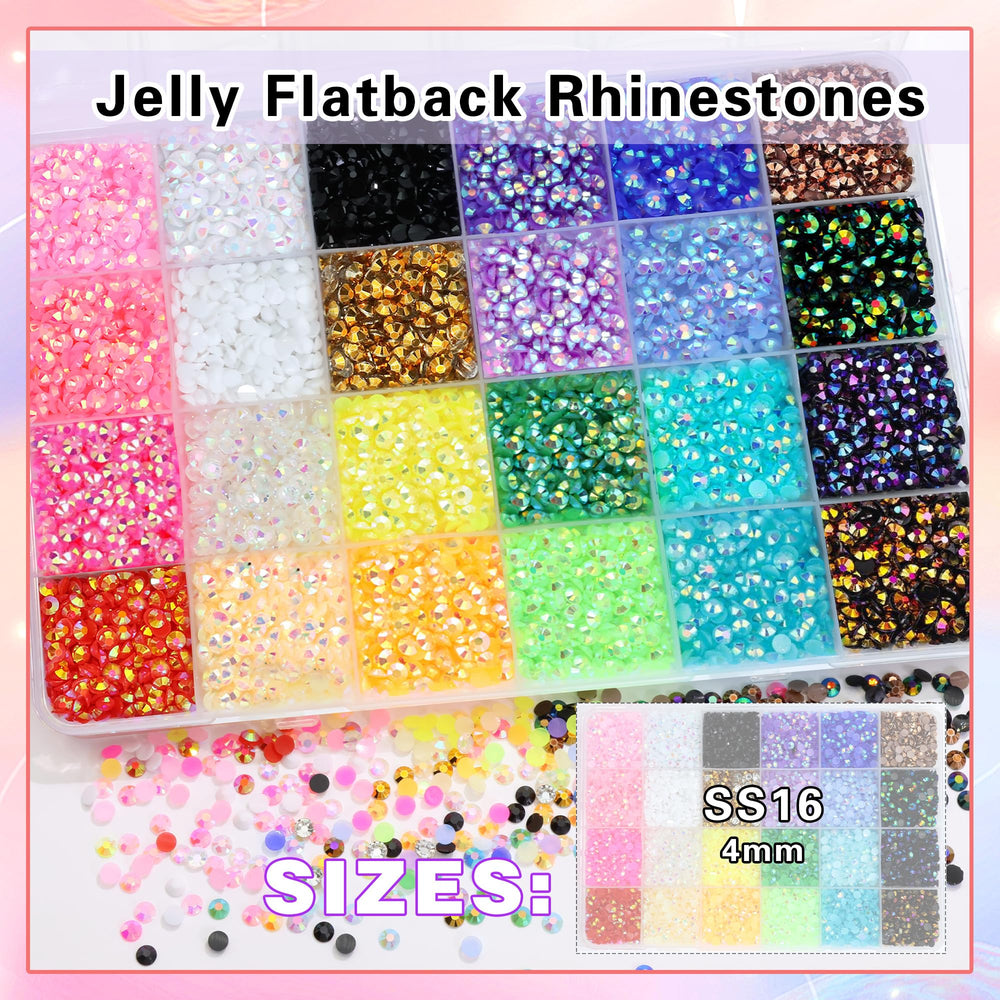 RODAKY 4mm nail rhinestones flatback ideal for precise nail art.