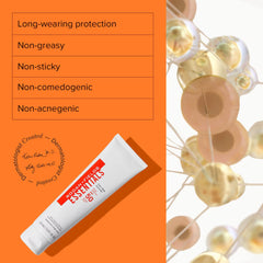 Rodan + Fields Essentials face-body cream application, quick absorption.