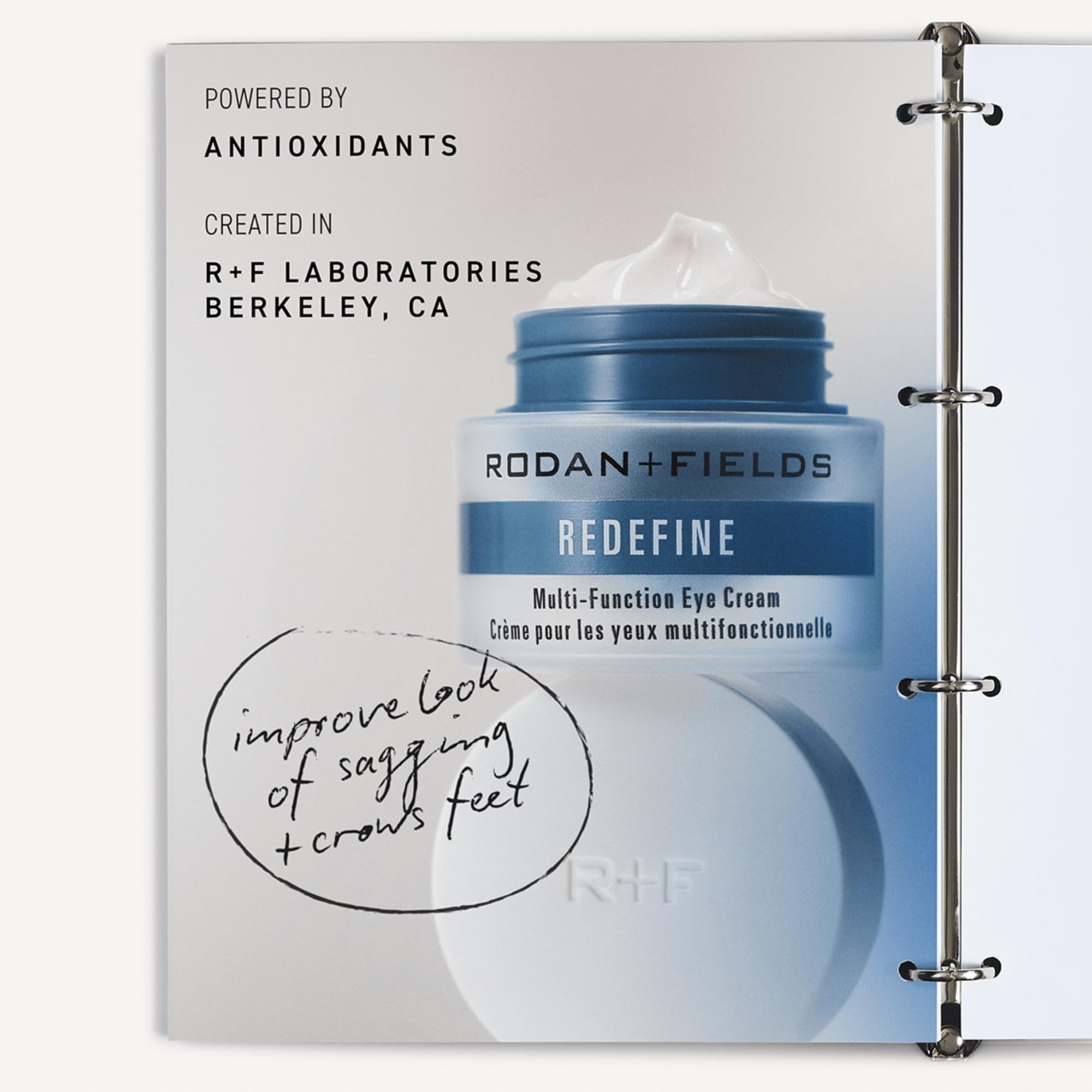 Rodan + Fields Redefine Eye Cream featured in morning routine for refreshed mornings