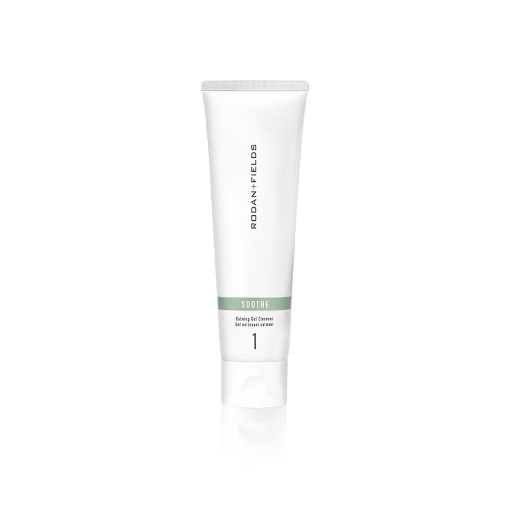 Rodan + Fields Soothe Calming Gel Cleanser bottle for gentle, hydrating cleansing.