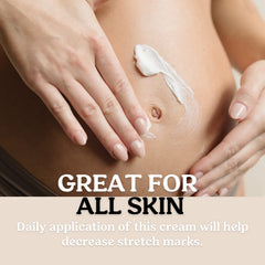 Non-greasy formula of Roe Wellness stretch mark cream absorbs quickly