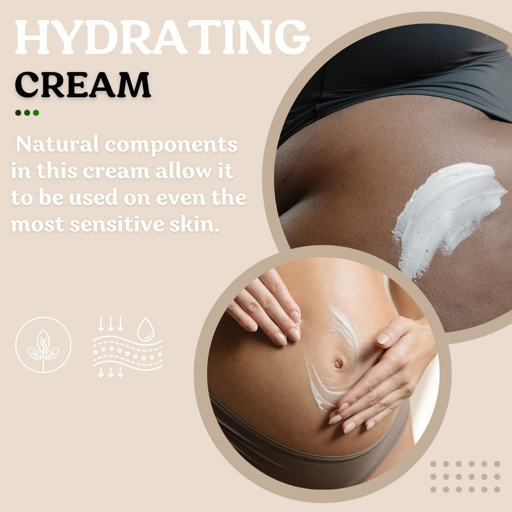 Plant-based extracts and natural oils in Roe Wellness stretch mark cream