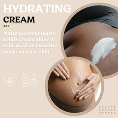 Plant-based extracts and natural oils in Roe Wellness stretch mark cream