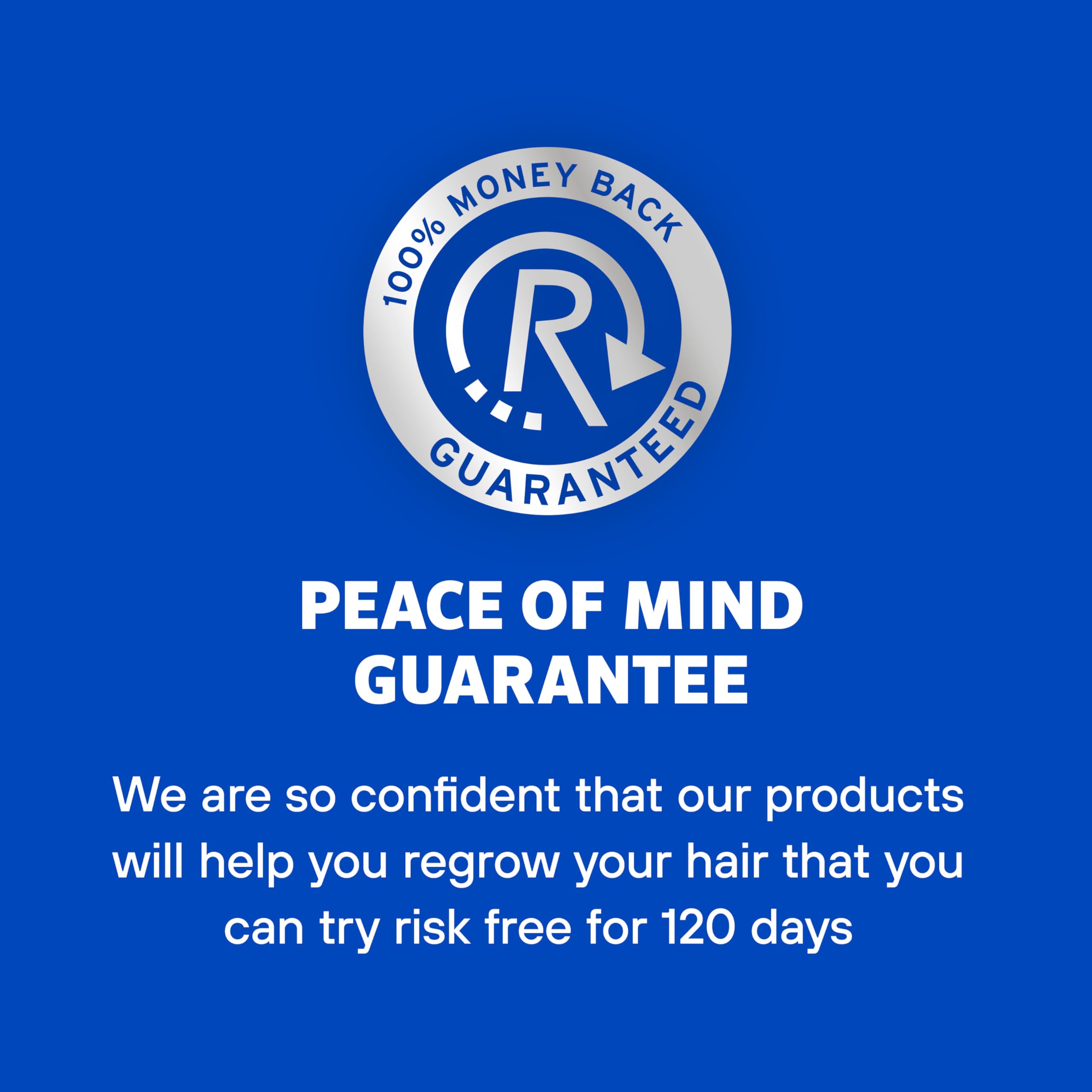 Rogaine three-bottle supply packaging for consistent regimen