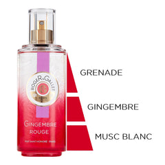 Roger & Gallet Ginger Red bottle side, elegant feminine design