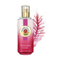 Roger & Gallet Ginger Red label closeup, musk notes and branding