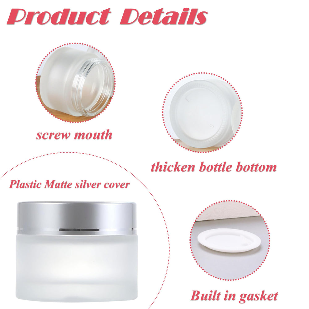ROHIJALE two-pack 60ml jars perfect for travel-ready creams and lotions.