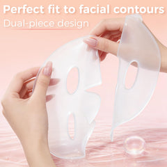 Rokelos Collagen Face Mask lifts and firms for a visibly tightened jawline