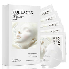 Rokelos Collagen Face Mask for overnight hydration, leaving skin plump and refreshed