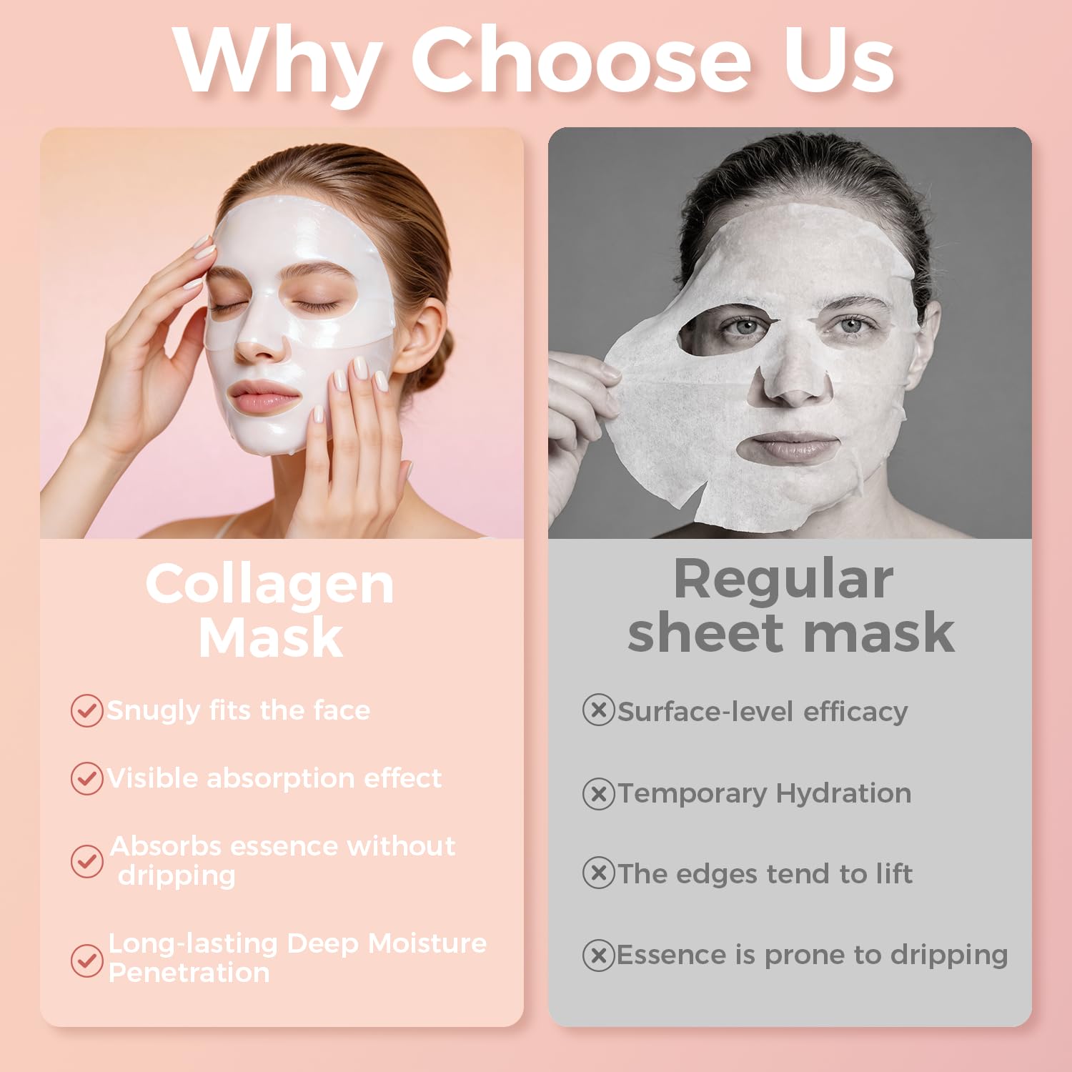 Rokelos mask is gentle, suitable for sensitive skin and daily use