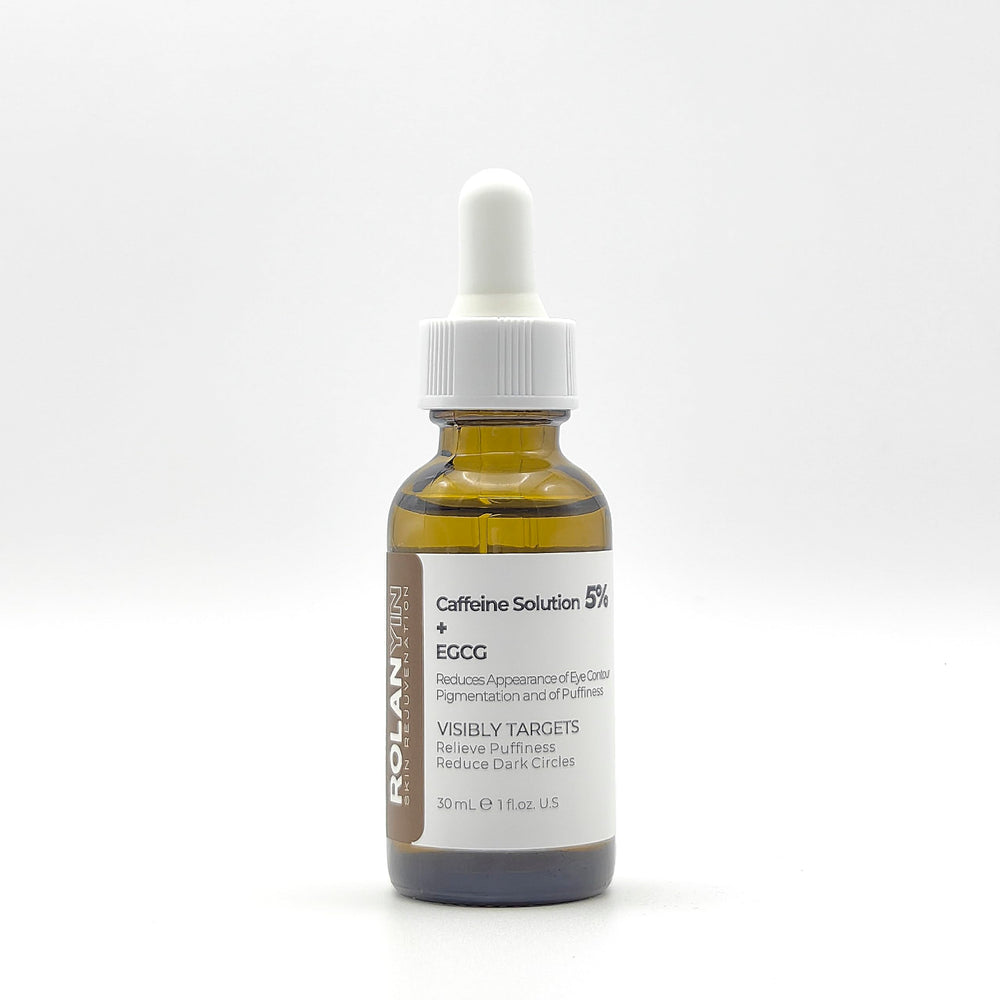 ROLANYIN caffeine and EGCG may diminish dark circles for a refreshed look