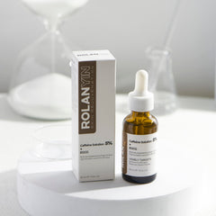 ROLANYIN eye serum packaging highlights fragrance-free formula