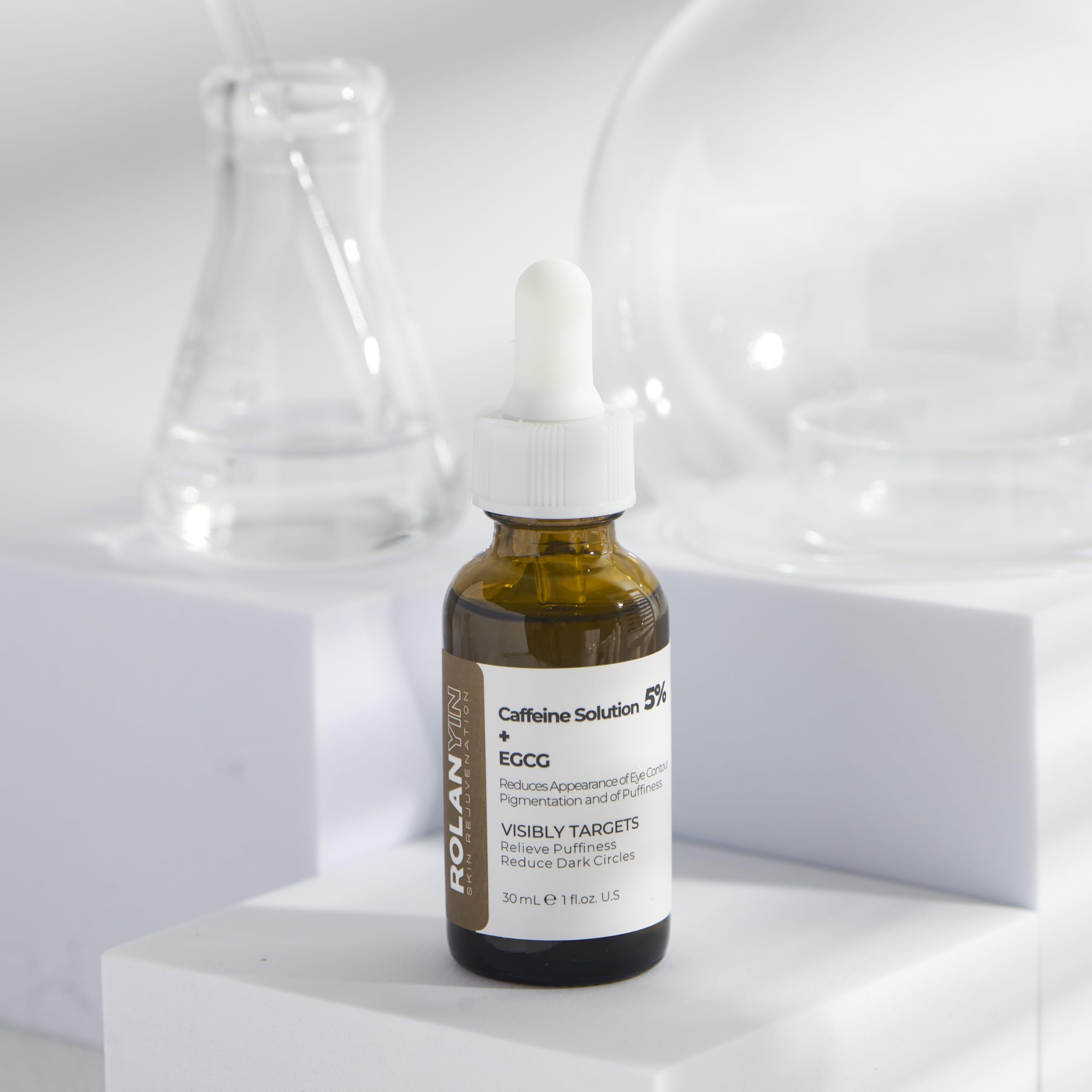 ROLANYIN eye serum for under-eye care, helps reduce puffiness