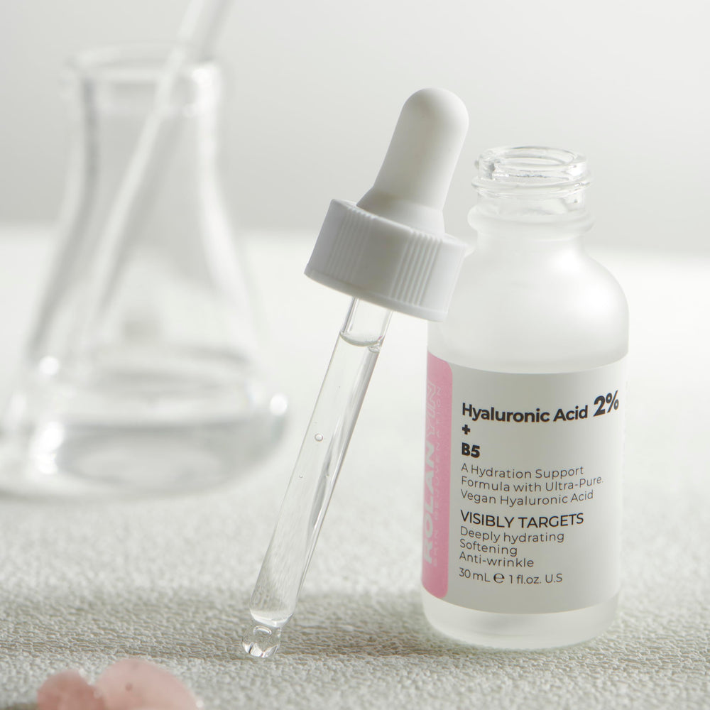 ROLANYIN packaging box next to bottle for clean skincare routine