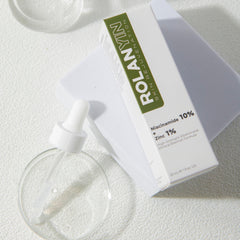 ROLANYIN serum applied to hand for daily skincare routine