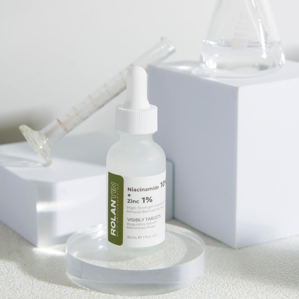 ROLANYIN serum oil-control effect visible after application