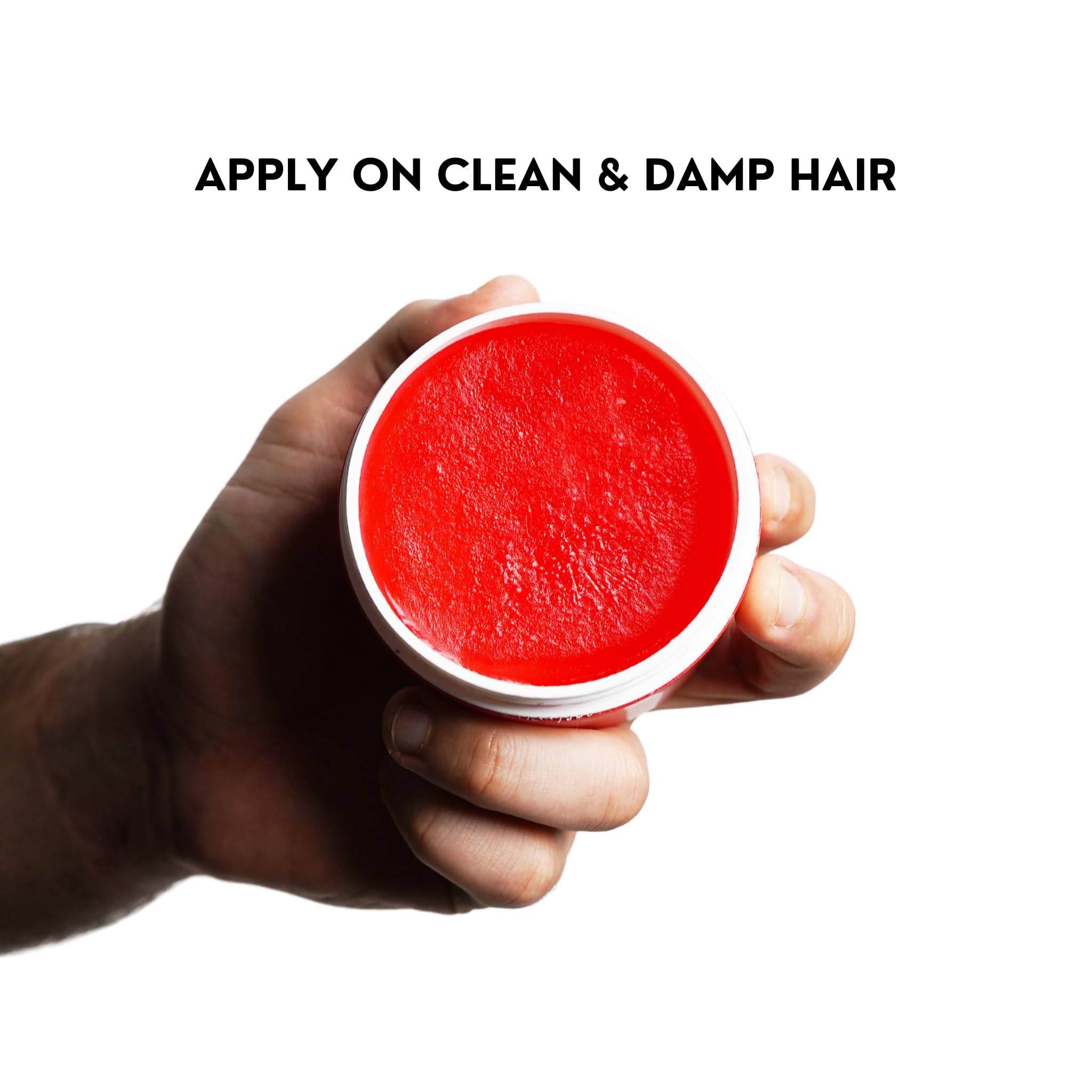 Rolda Freestyle Pomade creates a sleek wet look without heaviness.