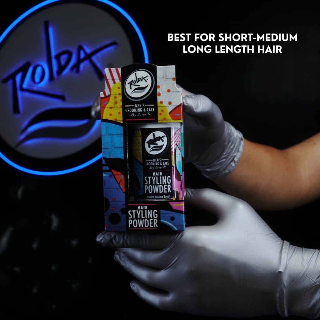 Rolda powder provides volume-boost at roots with matte finish
