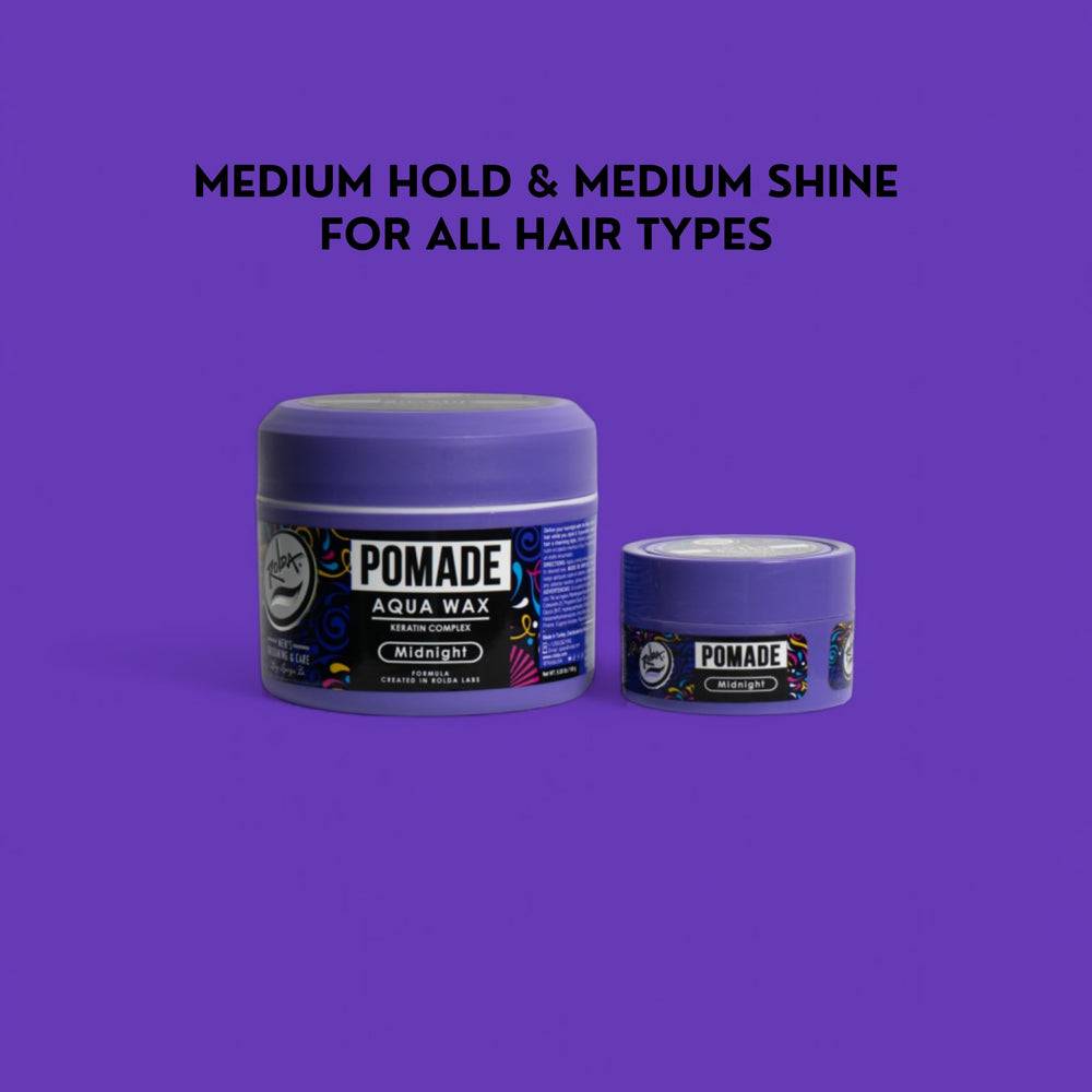 Rolda Midnight Hair Pomade non-greasy finish for a clean feel