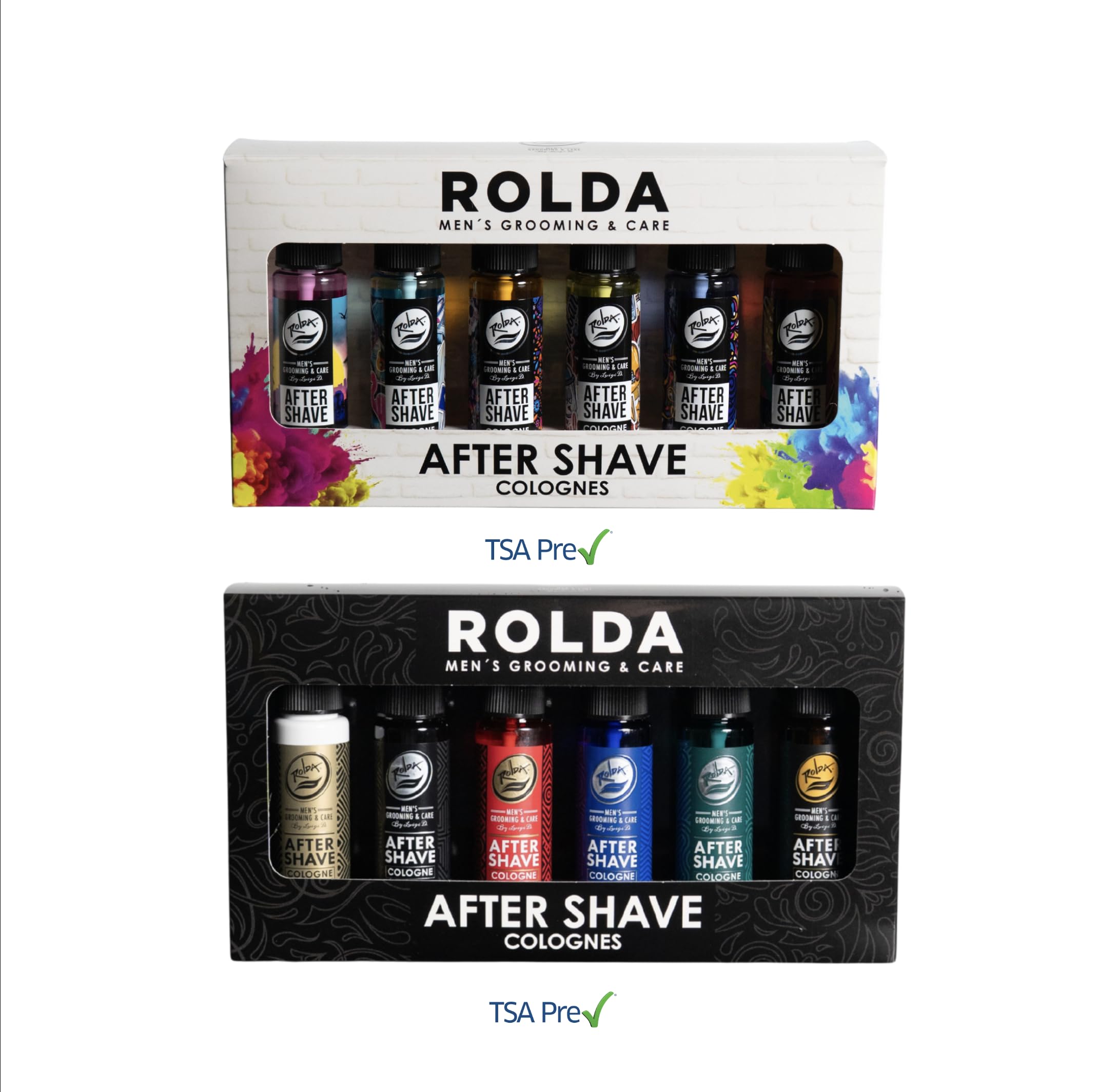 Rolda aftershave spray delivering a cooling, refreshing sensation.