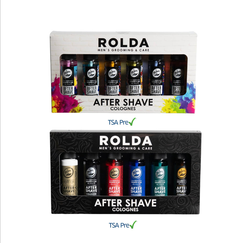 Rolda aftershave spray delivering a cooling, refreshing sensation.