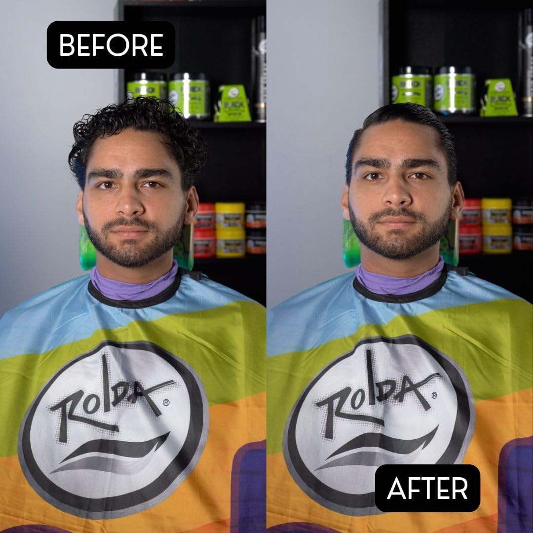 Rolda White Molding Hair Cream on damp hair defines curls and tames frizz