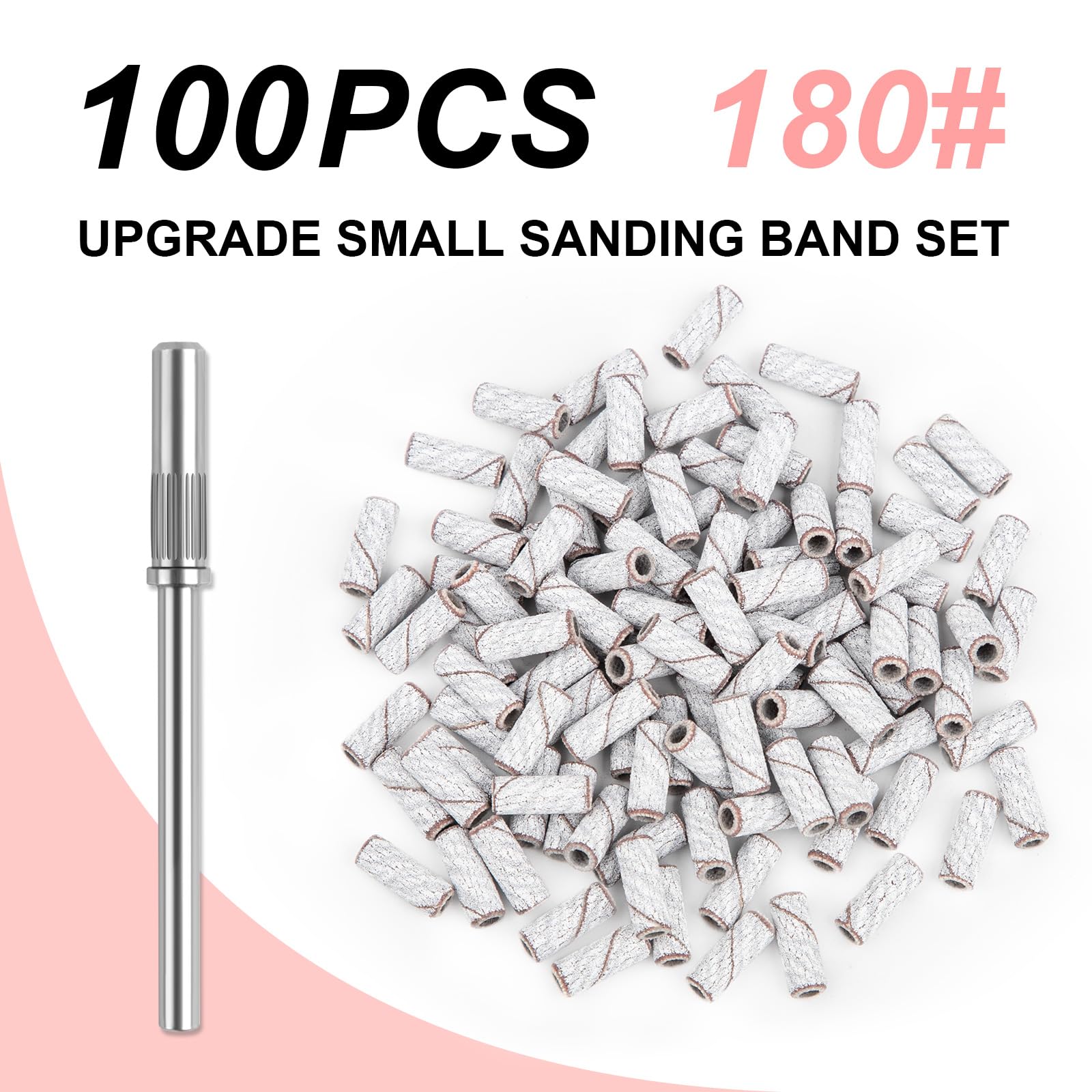 Rolybag clear storage case keeps sanding bands dustproof and portable.