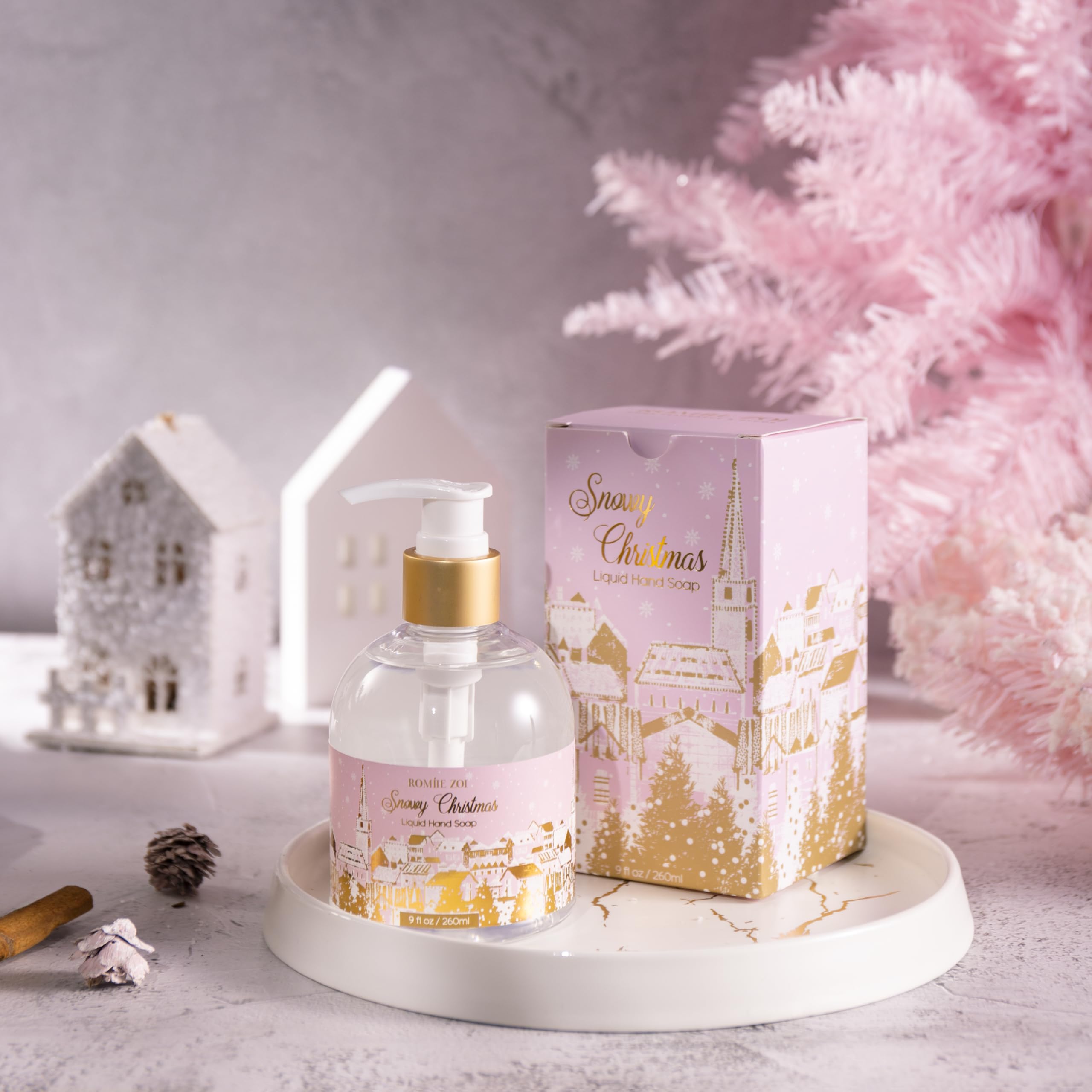 ROMIIE ZOI three-pack display ready for bathroom or kitchen sink.
