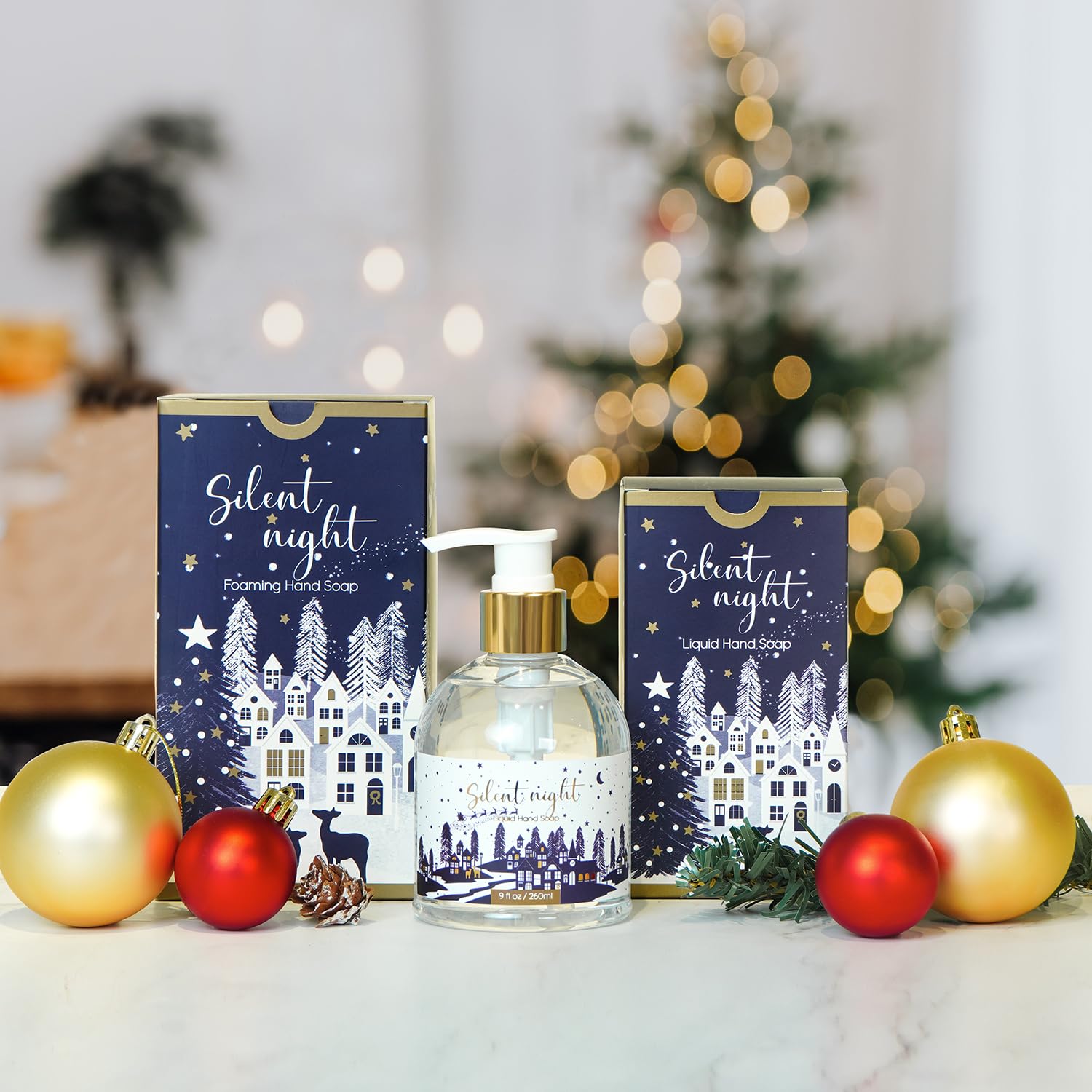 ROMIIE ZOI holiday-themed design enhances any sink area.