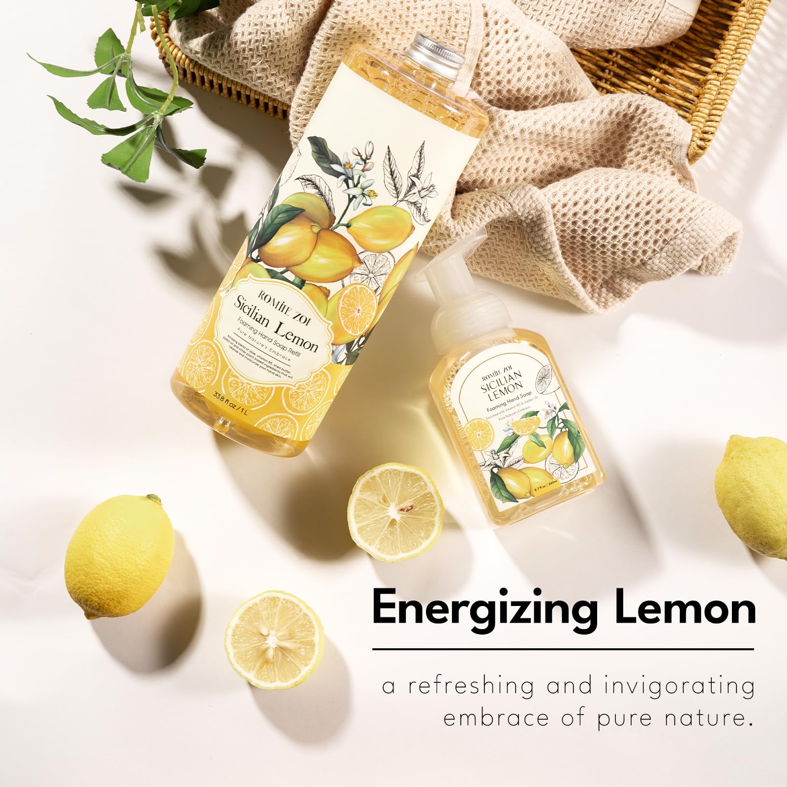 ROMIIE ZOI Sicilian lemon fragrance delivers a fresh uplifting scent