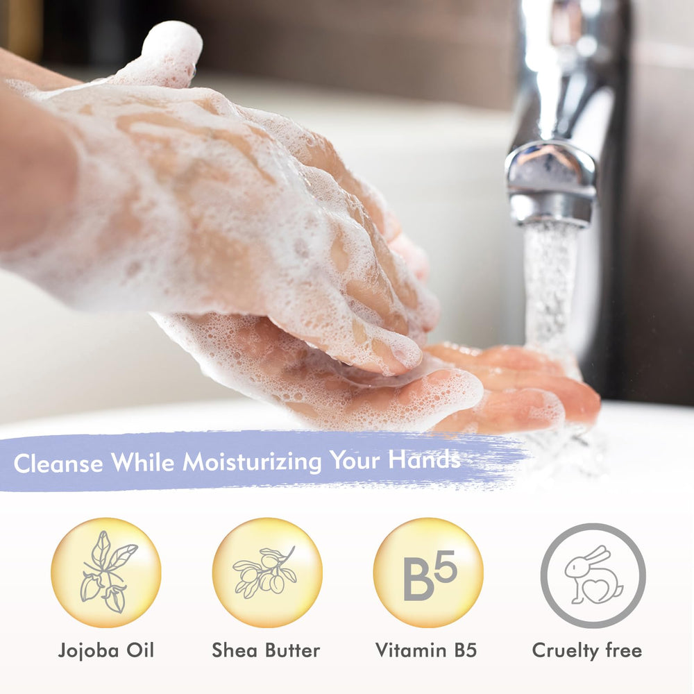 ROMIIE ZOI Gentle moisturizing formula keeps hands soft after washing.