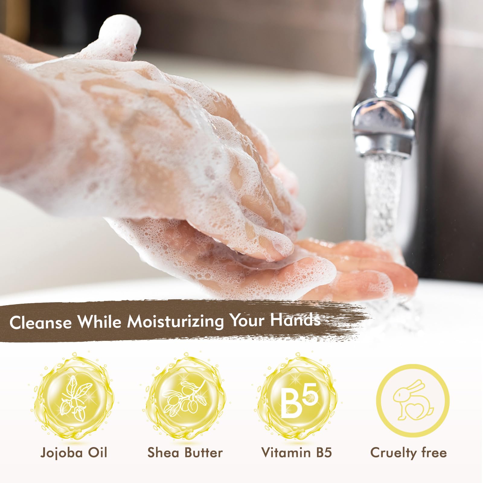 ROMIIE ZOI lemon refill for bathroom and kitchen dispensers with natural fragrance.