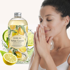 ROMIIE ZOI lemon-scent refill bottle, convenient 750ml size for steady supply.