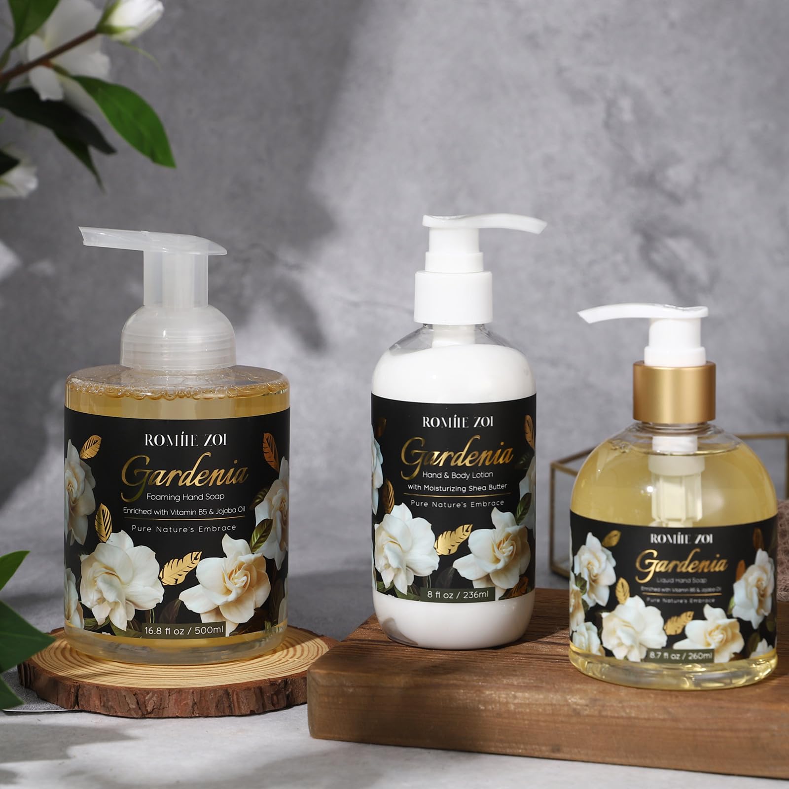 ROMIIE ZOI lotion texture on skin demonstrates non-greasy, fast absorption.