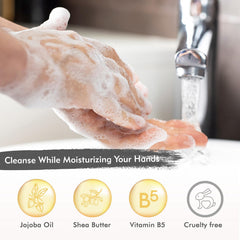 ROMIIE ZOI eucalyptus-mint lather close-up shows rich cleansing foam