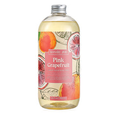 ROMIIE ZOI pink grapefruit hand soap bottle for refreshing cleansing.