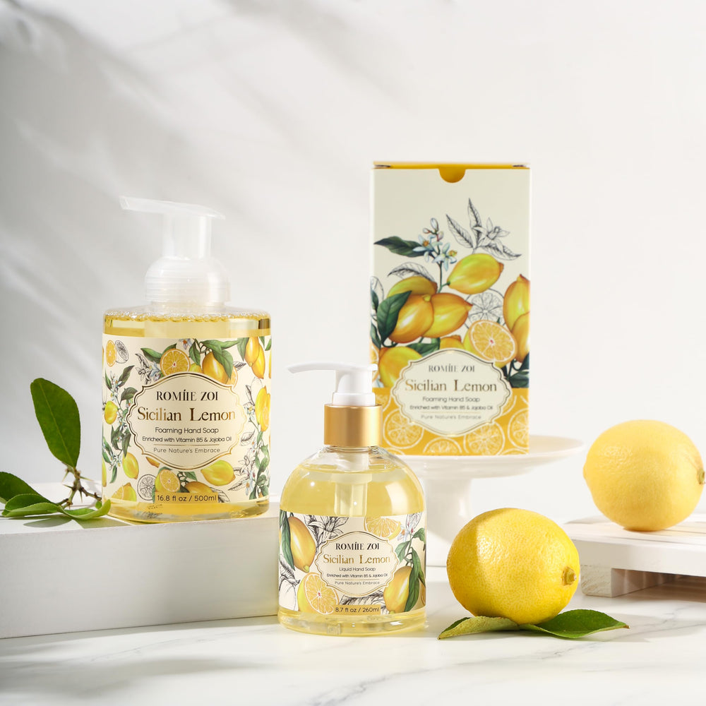 ROMIIE ZOI lotion ingredients panel emphasizes shea butter and jojoba