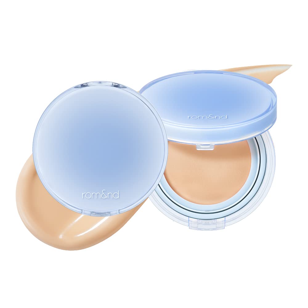 rom&nd Bare Water Cushion pack 04 Beige23, easy touch-up for instant hydration