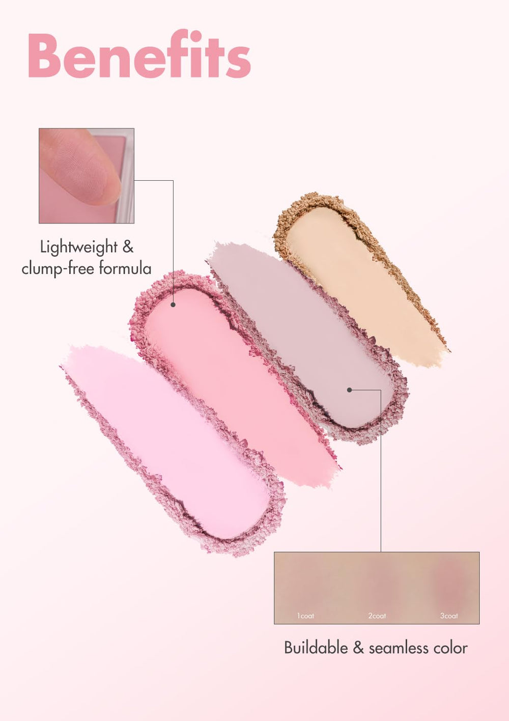 rom&nd Better Than Cheek soft-matte finish pan shows even coverage