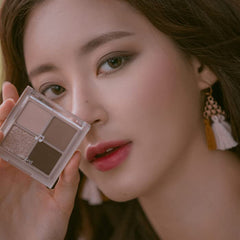 romnd Better Than Eyes base shades and pearls for crease-free blending