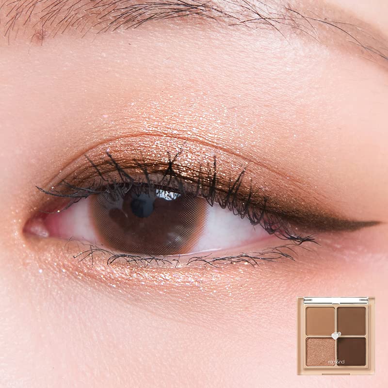 rom&nd Better than Eyes on skin demonstrate buildable color for quick eye accents
