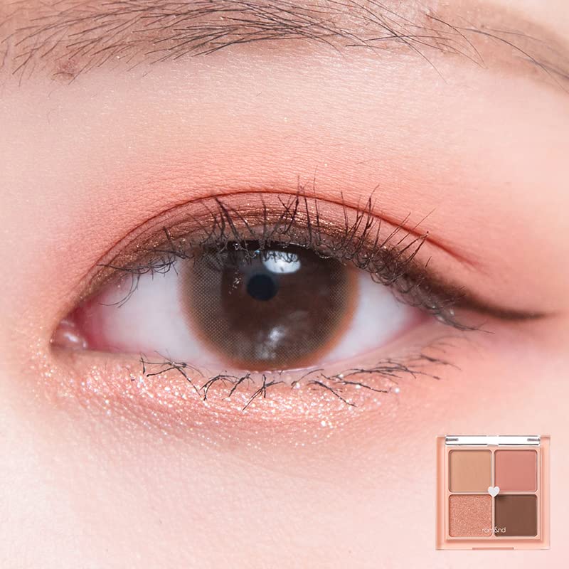rom&nd Better Than Eyeshadow application closeup for finger or brush layering